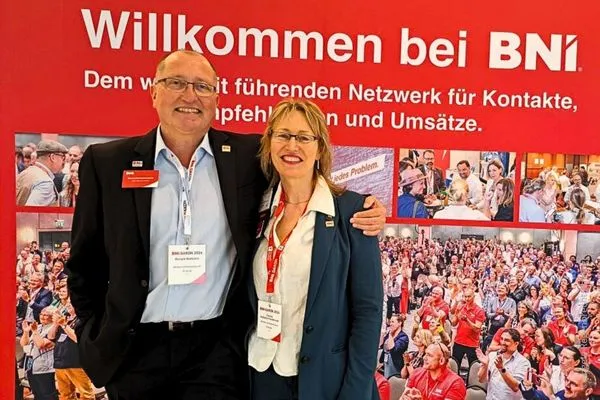 Ronald Battistini und Carola Battistini-Goldnmund bei der DAKON 2024 von BNI